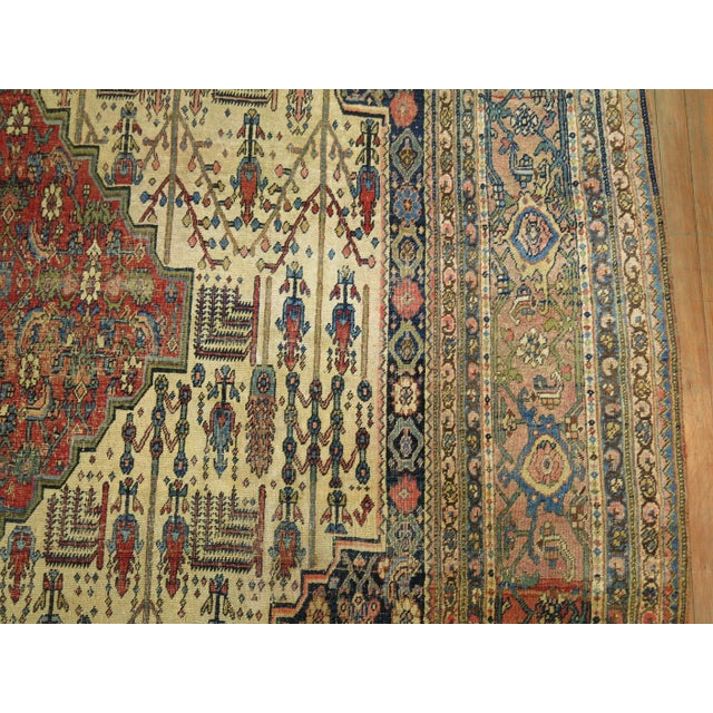 Antique Bidjar Rug, 9' X 13'10'' For Sale - Image 4 of 11