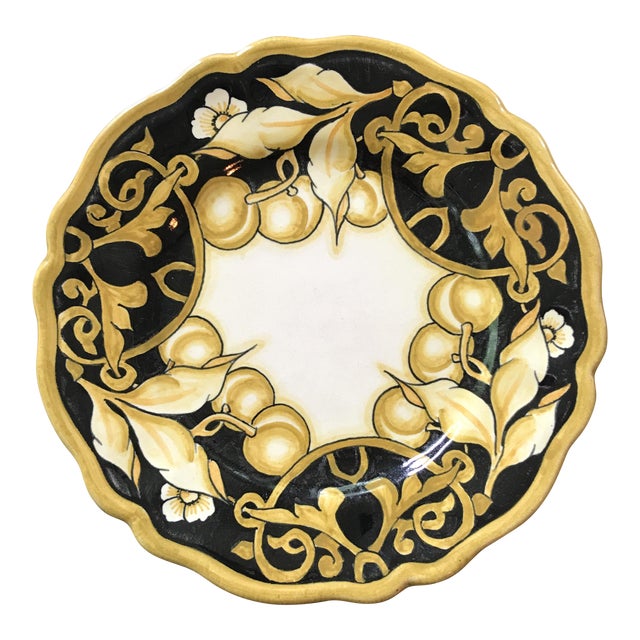 Handpainted Italian Versace Dessert Plates Set of 6 Chairish