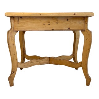 Biedermeier Farmhouse Table in Wood For Sale