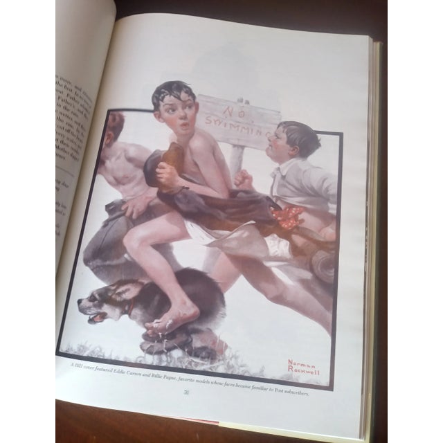 Paper Vintage 1970s Saturday Evening Post Norman Rockwell Oversized Coffee Table Book For Sale - Image 7 of 13