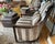 Textile Swaim High Back Chairs For Sale - Image 7 of 7