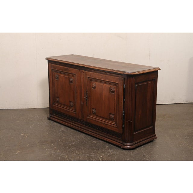 Early 19th C. Italian Two-Door Credenza For Sale - Image 4 of 13