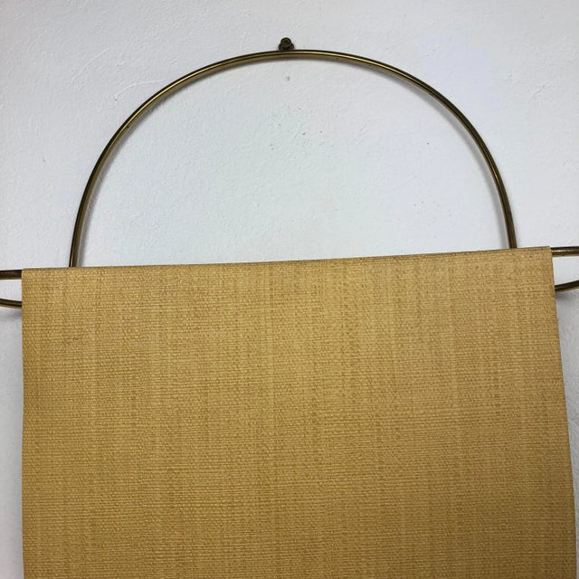 Vintage Brass Wall Hanging Magazine Holder, Austria, 1950s For Sale - Image 10 of 18