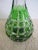 Glass Val St. Lambert Style Bohemian Emerald Green Crystal Decanter For Sale - Image 7 of 9