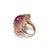 Ruby Red Bochic "Capri" Ruby, Tanzanite, Peridot & Blue Topaz Ring Set 18K Gold & Silver For Sale - Image 8 of 12