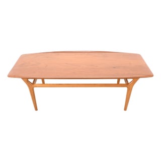 Sculptural Danish Teak Coffee Table by Kurt Østervig for Jason Møbler | Newly Refinished For Sale