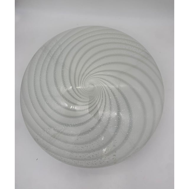 1970s Vintage Murano Glass Ceiling Light attributed to F3, Italy, 1970s For Sale - Image 5 of 8