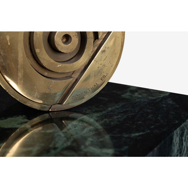Tony Rosenthal Disc Tabletop Sculpture, 1968 A tabletop sculpture by Tony Rosenthal, created in 1968. Rosenthal repeatedly...