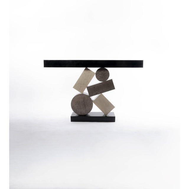 Grey and Black Stack Console by Aymeric Lefort For Sale - Image 18 of 18