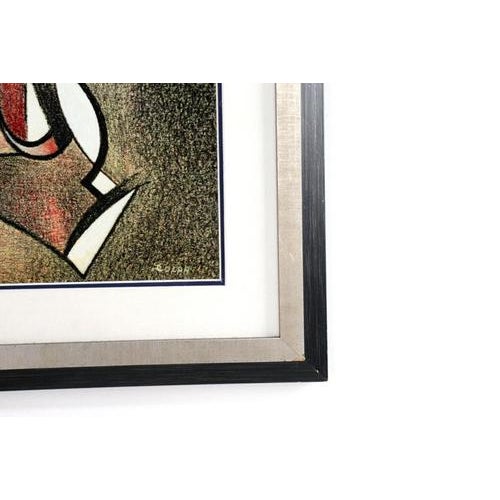 Wood Sam Colpa, 1980s, Paper, Framed For Sale - Image 7 of 11