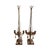 Hollywood Regency Pair Monumental Chapman Palm Beach Regency Candelabras For Sale - Image 3 of 18