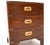 Brown Vintage Military Campaign Style Chest of Drawers, 1930 For Sale - Image 8 of 9