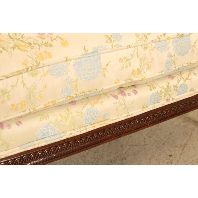 Meyer Gunther French Louis XVI Upholstered Loveseat For Sale - Image 13 of 18