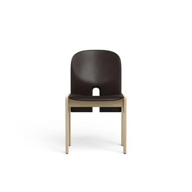 Scarpa 121 Chair in Wood and Leather by Afra & Tobia Scarpa, 1965 For Sale - Image 9 of 10