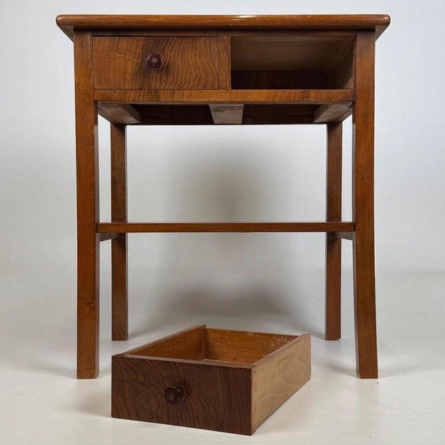 Antique English Edwardian Teak Side Table For Sale - Image 11 of 13