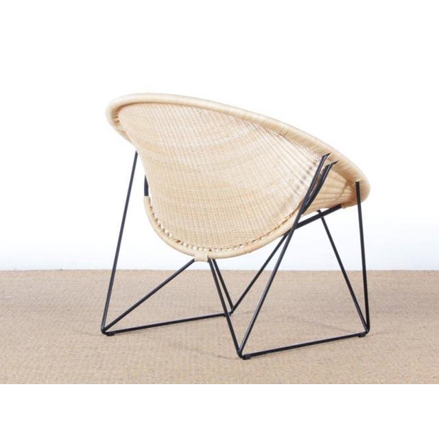 Wood C317 Lounge Chair attributed to Yuzuru Yamakawa, 1960s For Sale - Image 7 of 12
