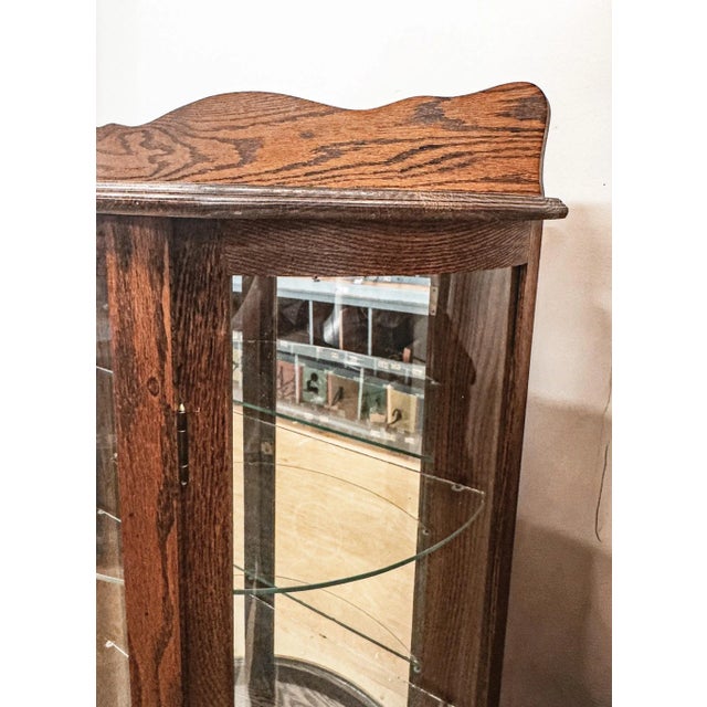 Late 20th Century China Cabinet With Claw Feet For Sale - Image 9 of 17