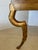 Faux Gold Leaf & French Polished Demilune Console For Sale - Image 4 of 11