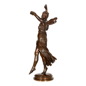 French Bronze Sculpture “La Danse” by Eugene Delaplanche