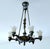 Modern Large Art Deco Sculptural Chandelier in Bronze and Glass, 1930s For Sale - Image 3 of 18