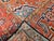 19th Century Persian Heriz Serapi Rug, Hand-Knotted Wool, Allover Geometric Pattern, Blue & Red, 8x11 For Sale - Image 4 of 18