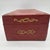 Vintage Chinese Red Lacquer Wedding Box With Removable Interior Tray & Double Happiness Symbol For Sale - Image 10 of 18