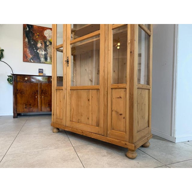 Rustic Display Cabinet in Natural Wood, 1970s For Sale - Image 12 of 13