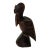 Vintage Tropical Wood Handcarved Pelican Sculpture For Sale