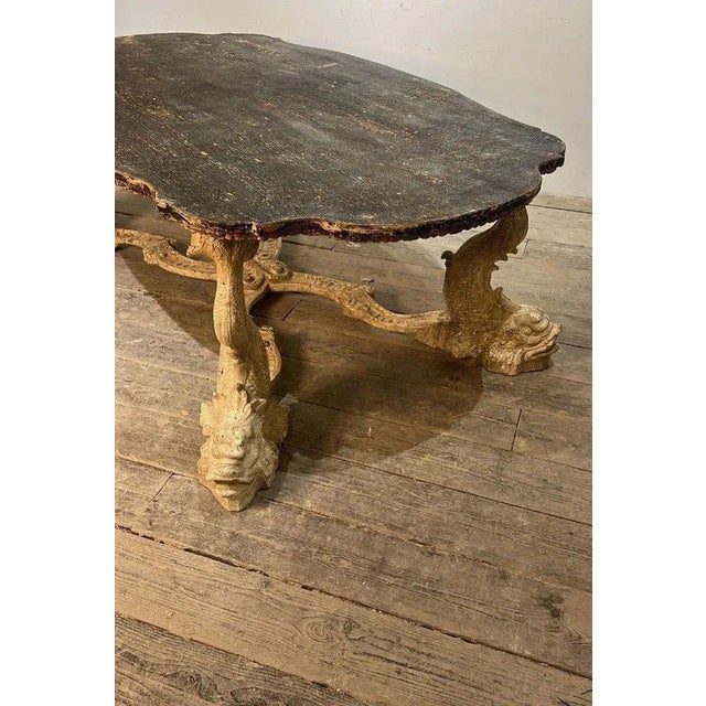 Large Italian Coffee Table, 19th Century For Sale - Image 6 of 11
