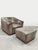 Set of Vintage Leather DS47 Armchair and Ottoman from de Sede, 1970s For Sale - Image 4 of 6