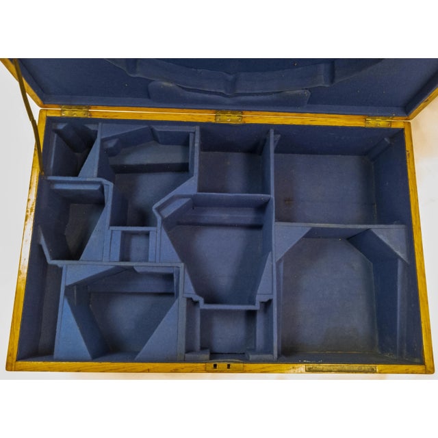 Early 20th Century Oak Silver Chest for an Art Deco Tea Service by Mappin & Webb For Sale In New York - Image 6 of 13