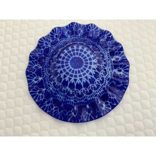 1990s Rare Sydenstricker Ruffled Candy Dishes For Sale In Miami - Image 6 of 9
