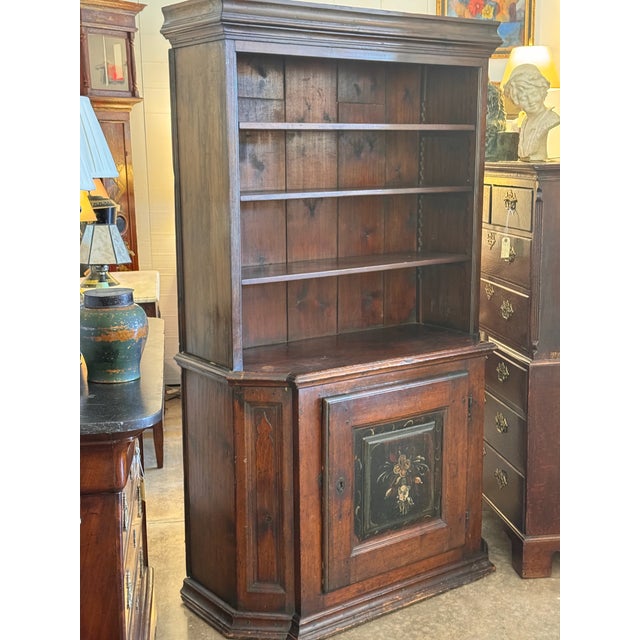 Wood 19th Century Painted Swedish Cabinet For Sale - Image 7 of 12