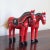 Vintage Handcrafted Rustic European Folk Art Horses — a Pair For Sale - Image 9 of 10