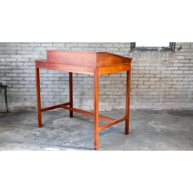 Brown 1990s Vintage Thos Moser Attr. Cherry Wood Standing Drafting Desk For Sale - Image 8 of 15