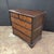Late 19th Century Georgian 5 Drawer Oak Chest With Dark Cherry Banding With Brass Drop Pulls and Ecustions For Sale - Image 11 of 13