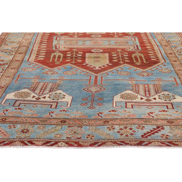 Late 19th Century Persian Malayer Rug, 04'05 X 07'09 For Sale - Image 4 of 10
