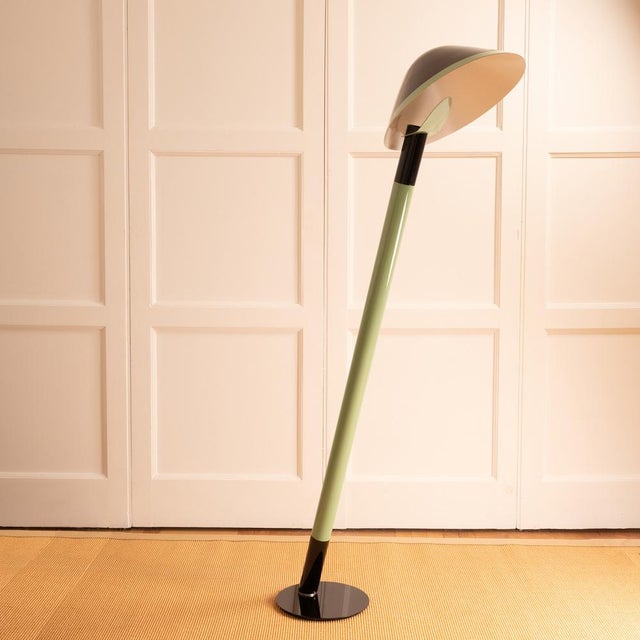 Lacquered Vinyl Floor Lamp, France, 1970 For Sale - Image 5 of 9