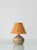 20th Century Modern French Studio Pottery Stoneware Table Lamp with Rattan Shade, 1950s For Sale - Image 15 of 15