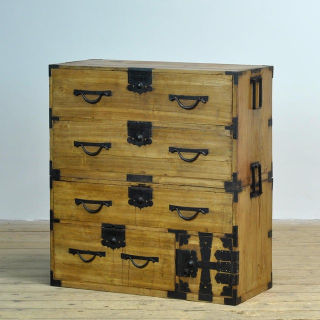 Japanese Tansu Chest of Drawers, 1870 For Sale - Image 16 of 16