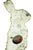 An early 20th century American shooting gallery target in the form of a white rabbit with several coats of old paint. The...