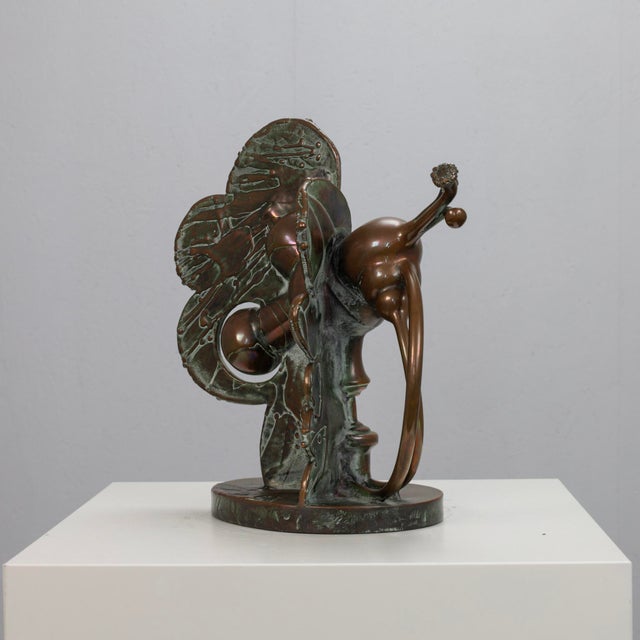A remarkable bronze sculpture by belgian artist cesar bailleux from his celebrated techno nature collection. This series...