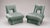 Textile Mid 20th Century James Mont Style Lounge Chairs For Sale - Image 7 of 7