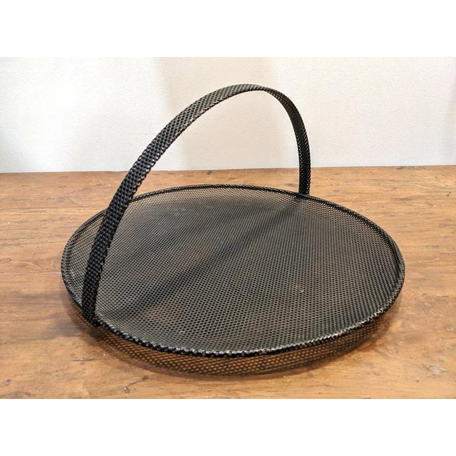 Black Metal Basket by Mathieu Mategot For Sale - Image 13 of 13
