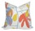 Floral Pillow Cover in Coal, 20x20 Pillow For Sale