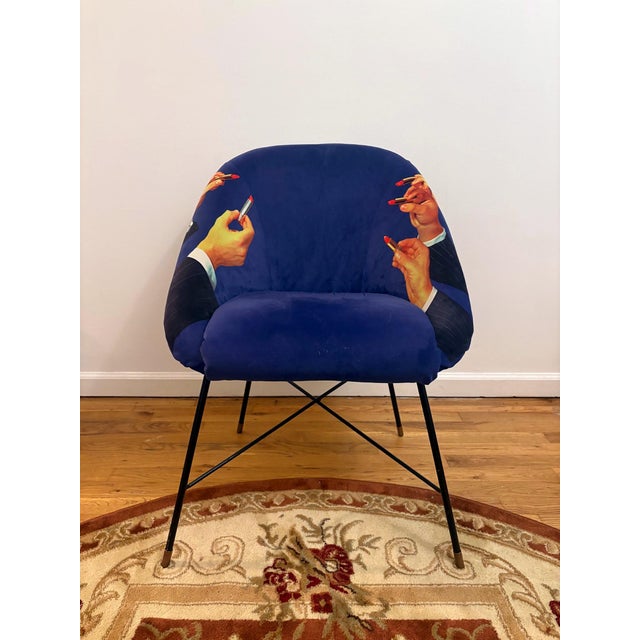 Seletti x TOILETPAPER Magazine “Lipsticks” padded chair from the celebrated TOILETPAPER Home collaboration by Maurizio...