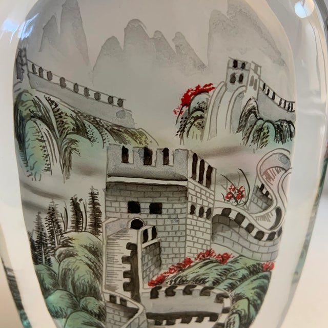 1900 - 1909 Antique 1900s Chinese Great Wall Snuff Bottle For Sale - Image 5 of 12