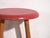 Vintage Wooden Stool with Round Seat, Central Europe, 1950 For Sale - Image 6 of 7