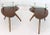 Kidney Organic Shape Two-Tier Tri-Legged Side Tables - A Pair For Sale - Image 10 of 11