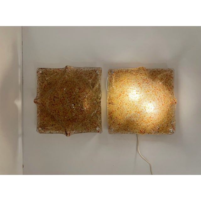 Murano Glass Ceiling Lamps, 1970s, Set of 2 For Sale - Image 4 of 18